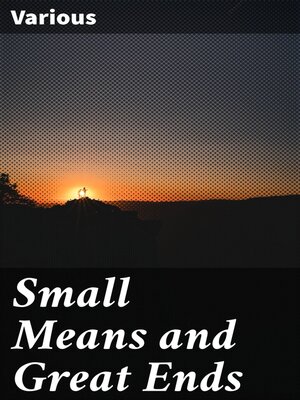 cover image of Small Means and Great Ends